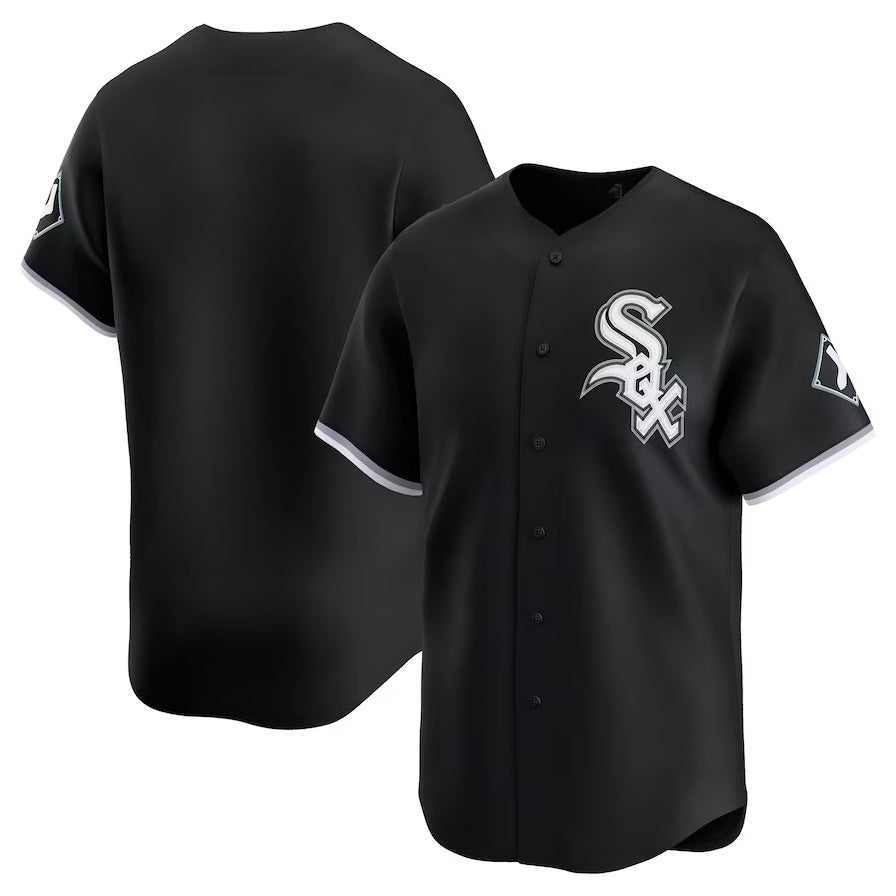 Chicago White Sox Alternate Limited Jersey - Black Stitched Baseball Jersey baseball jersey product view 1