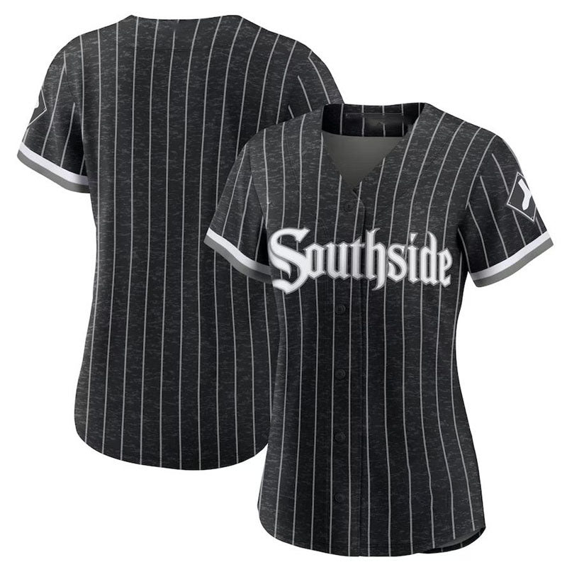 Chicago White Sox Black City Connect Replica Player Jersey Baseball Jerseys baseball jersey product view 1