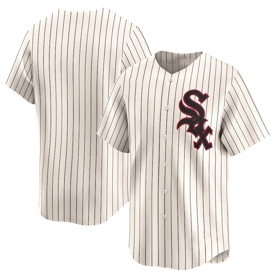 Chicago White Sox Cooperstown Collection Limited Jersey - Cream Stitched Baseball Jersey baseball jersey product view 1