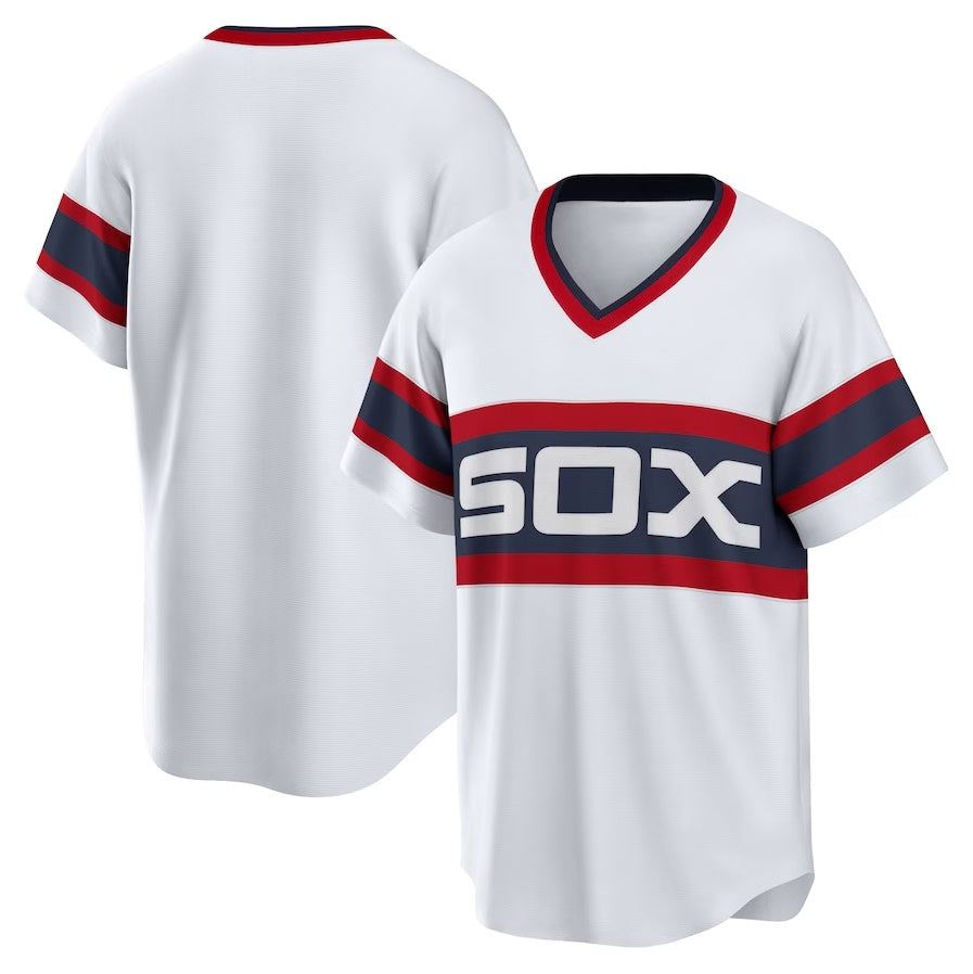 Chicago White Sox Home Replica Team Jersey - White Stitched Baseball Jersey baseball jersey product view 1