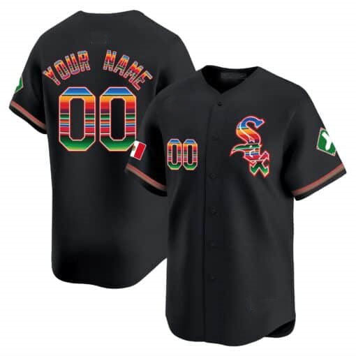Custom Chicago White Sox Mexico Vapor Premier Limited V2 ¨C All Stitched Baseball Jersey baseball jersey product view 2