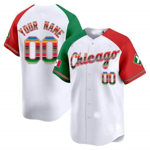 Custom Chicago White Sox Mexico Vapor Premier Limited V3 ¨C All Stitched Baseball Jersey baseball jersey product view 1