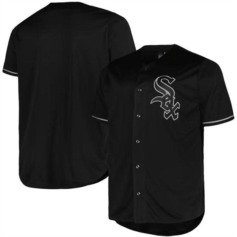 Chicago White Sox Profile Big & Tall Blackout Replica Jersey Baseball Jerseys baseball jersey product view 1