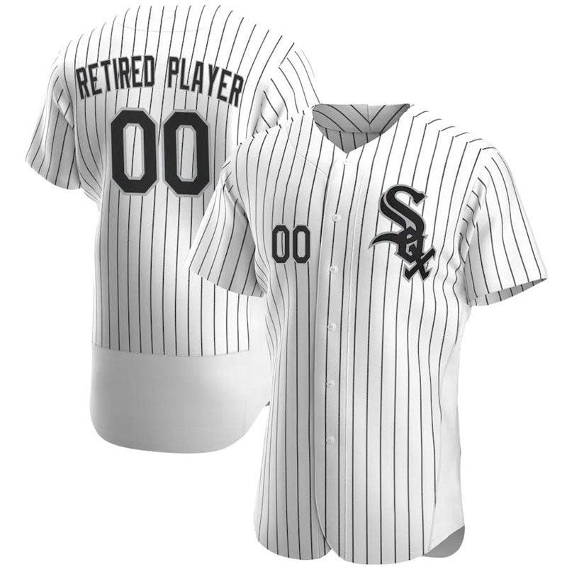 Chicago White Sox White Home Pick-A-Player Retired Roster Authentic Jersey Baseball Jerseys baseball jersey product view 1