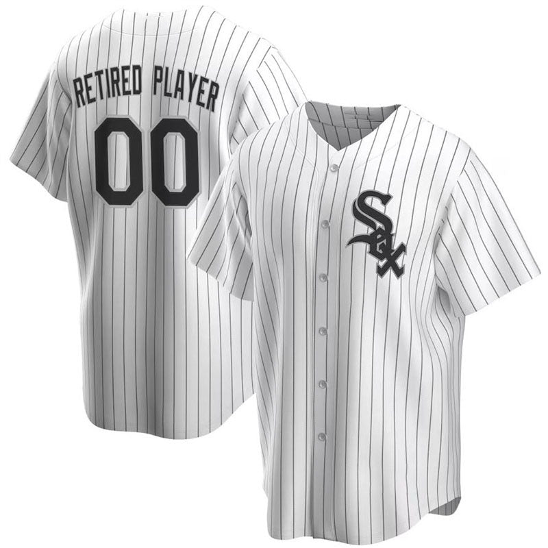 Chicago White Sox White Home Pick-A-Player Retired Roster Replica Jersey baseball jersey product view 1