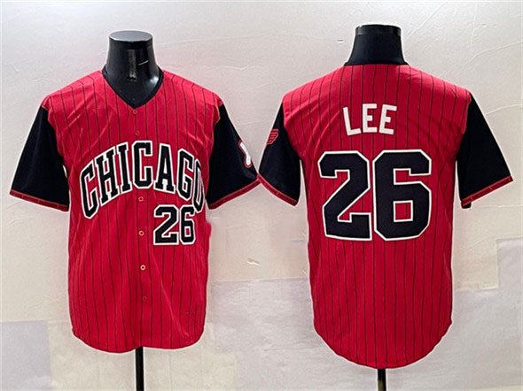 Chicago White Sox #26 Korey Lee Red Black 2025 City Connect Limited Stitched Baseball Jersey baseball jersey product view 1