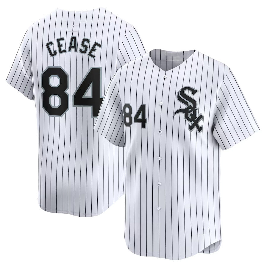 Chicago White Sox #84 Dylan Cease Home Limited Player Jersey - White Stitched Baseball Jersey baseball jersey product view 1