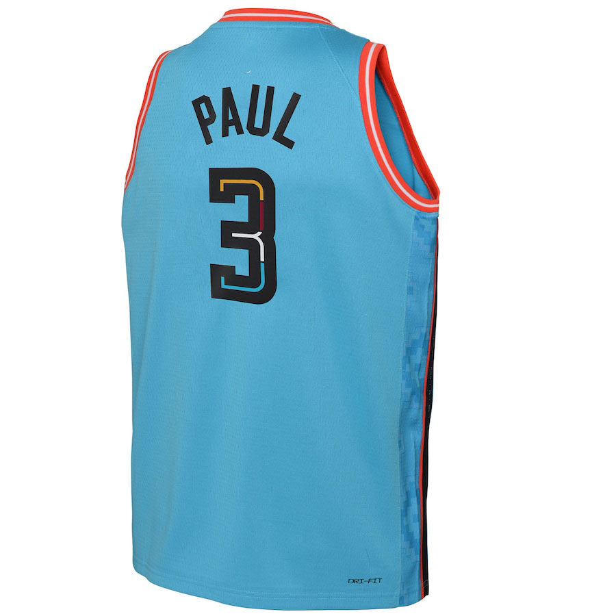 P.Suns #3 Chris Paul 2022-23 Swingman Jersey City Edition Turquoise Stitched American Basketball Jersey basketball jersey product view 1