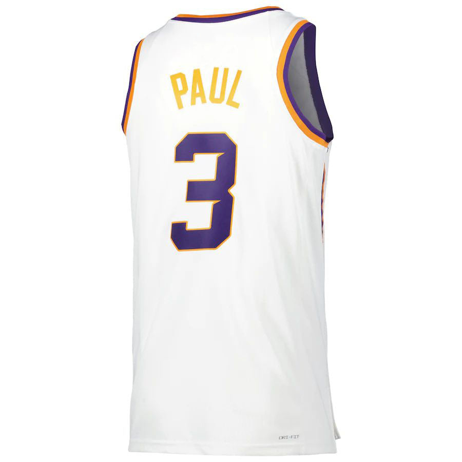 P.Suns #3 Chris Paul Unisex 2022-23 Swingman Jersey White Association Edition Stitched American Basketball Jersey basketball jersey product view 1