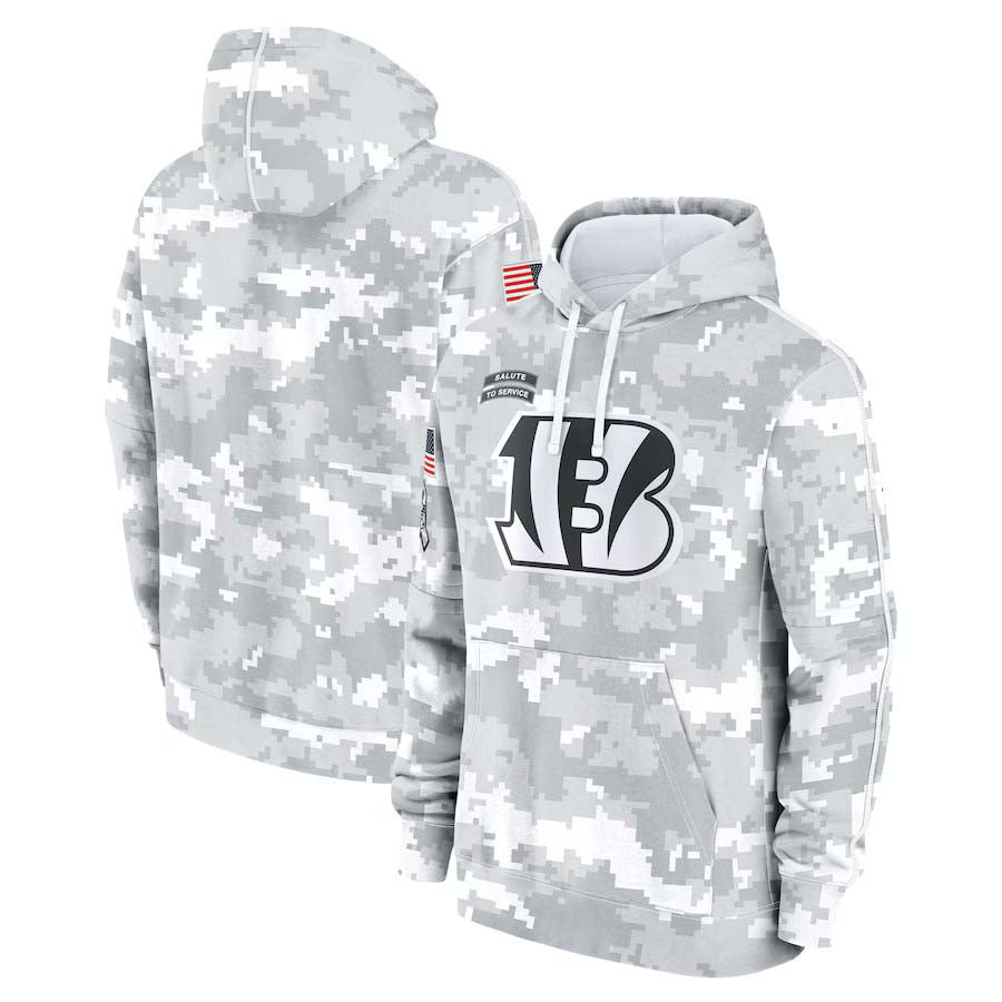 C.Bengals Salute To Service Club Pullover Hoodie Player Game Jersey -Stitched American Football Jerseys football jersey product view 1