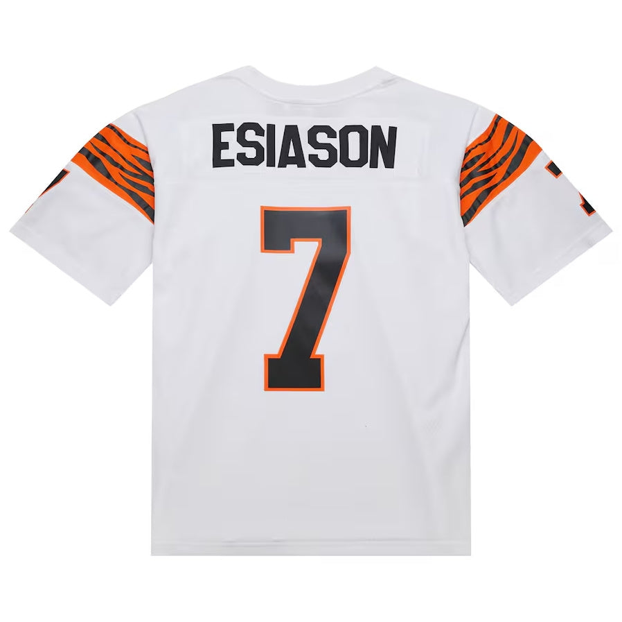 C.Bengals #7 Boomer Esiason Legacy Replica Player Game Jersey - White American Football Jerseys football jersey product view 1