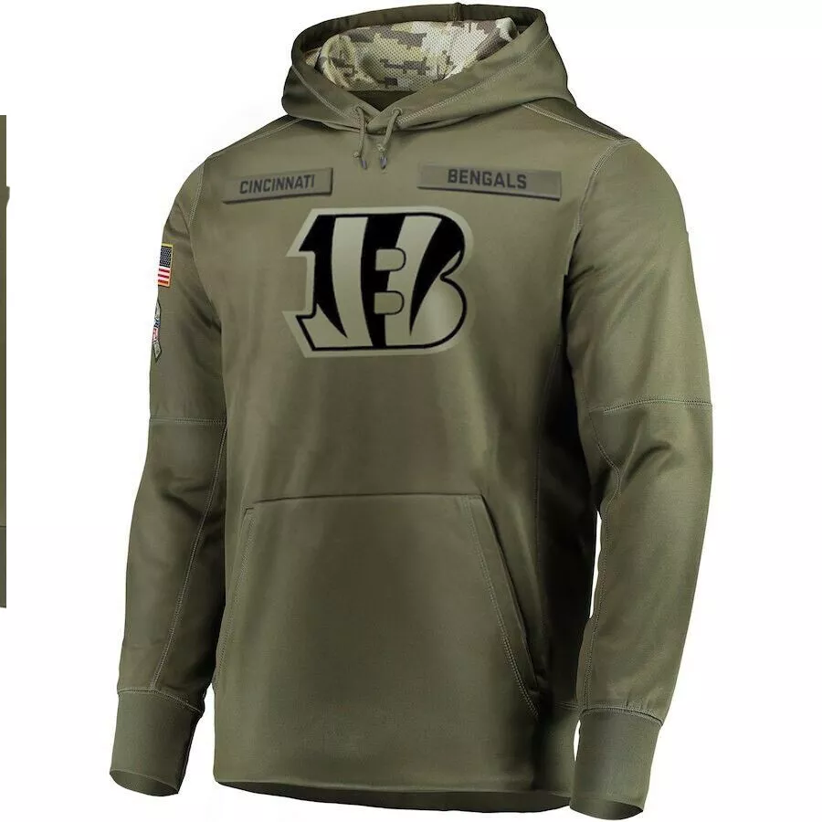 C.Bengals Salute To Service Club Pullover Hoodie Birthday gifts Stitched American Player Football Jerseys football jersey product view 1
