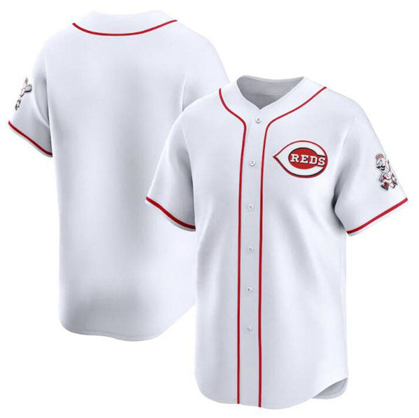 Cincinnati Reds Blank White Home Limited Baseball Stitched Jersey baseball jersey product view 1