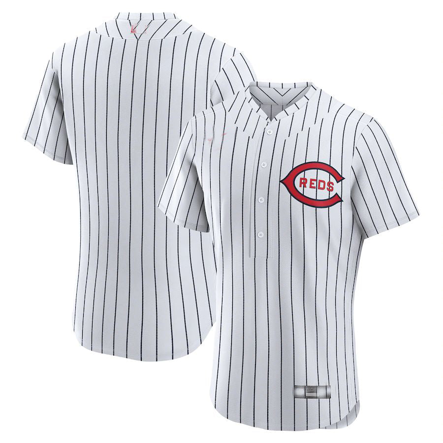Cincinnati Reds White 2022 at Field of Dreams Game Authentic Team Jersey Baseball Jerseys baseball jersey product view 1