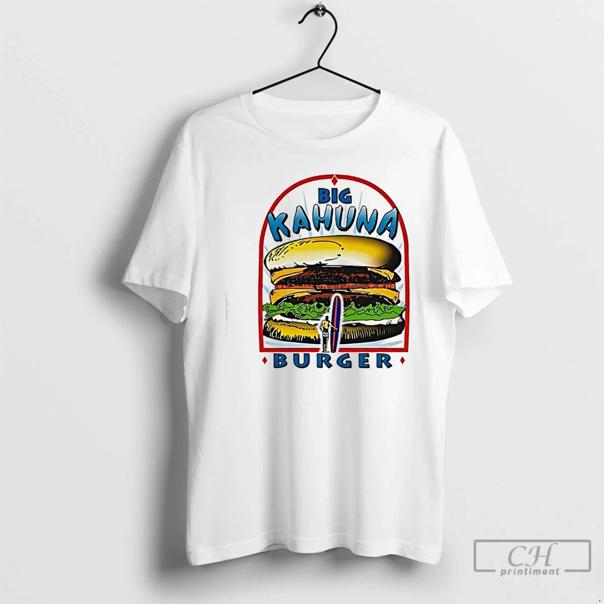 Classic Big Kahuna Burger Fictional Hawaiian - Adult & Kids T-Shirts, Sweatshirts & Hoodies apparel design preview 1