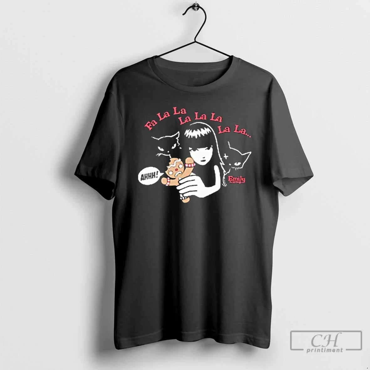 Classic Emily The Strange Strangerous Fa La Ahhh - Adult & Kids T-Shirts, Sweatshirts & Hoodies apparel design preview 1