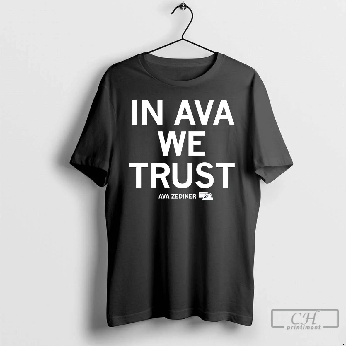 Classic In Ava Zediker We Trust Creighton Bluejays - Adult & Kids T-Shirts, Sweatshirts & Hoodies apparel design preview 1