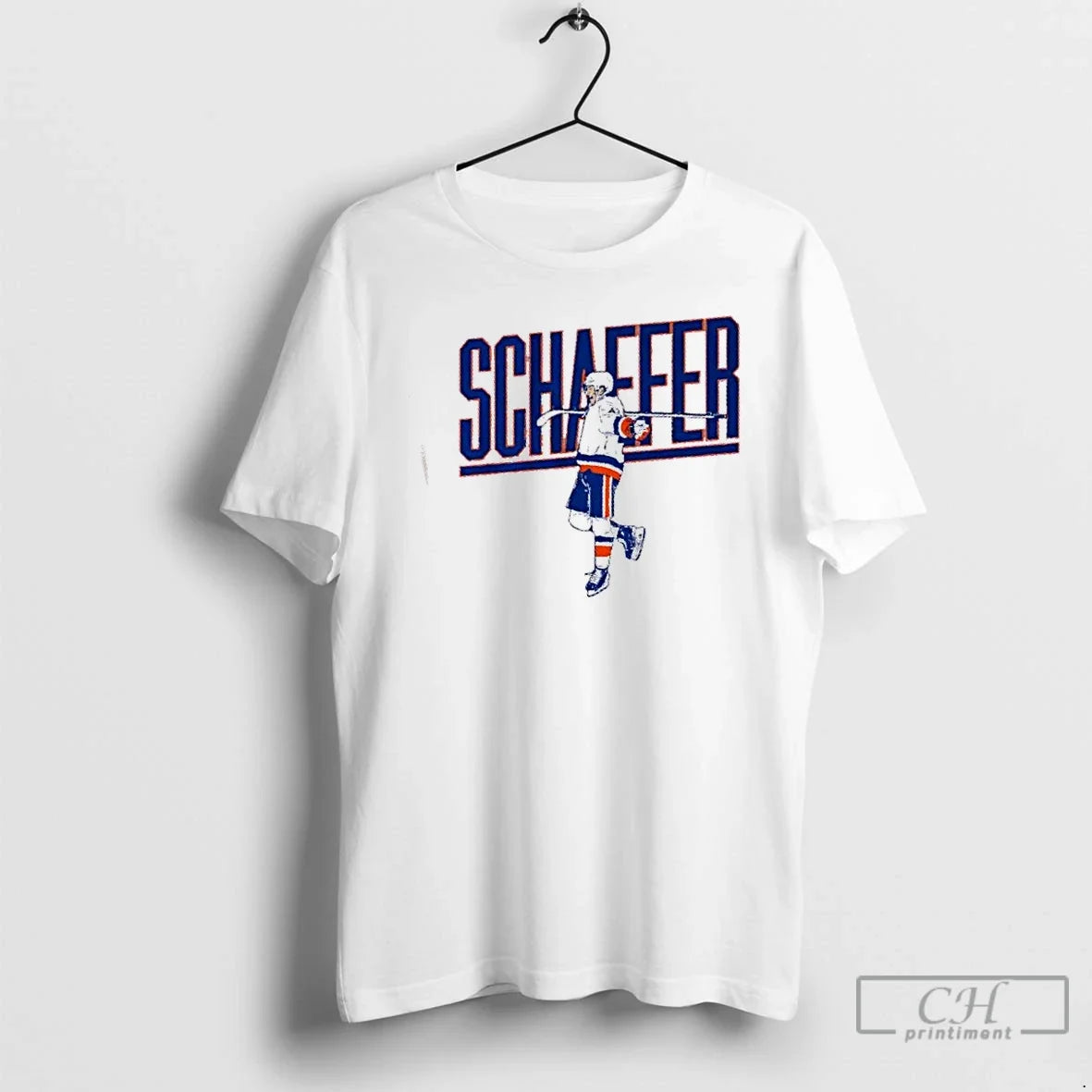 Classic New York Giants Hockey Matthew Schaefer Name - Adult & Kids T-Shirts, Sweatshirts & Hoodies apparel design preview 1