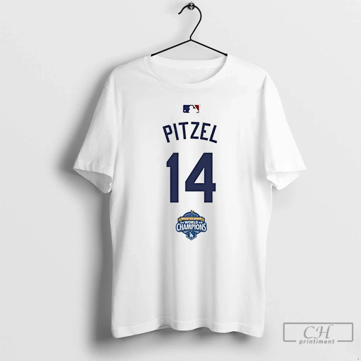Classic Pitzel 14 Back To Champs World Champions - Adult & Kids T-Shirts, Sweatshirts & Hoodies apparel design preview 1