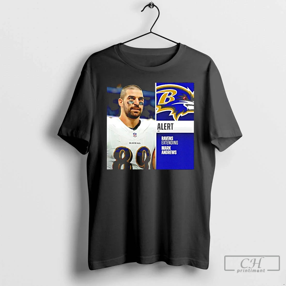 Classic Ravens Mark Andrews Agrees To Terms On Three - Adult & Kids T-Shirts, Sweatshirts & Hoodies apparel design preview 1