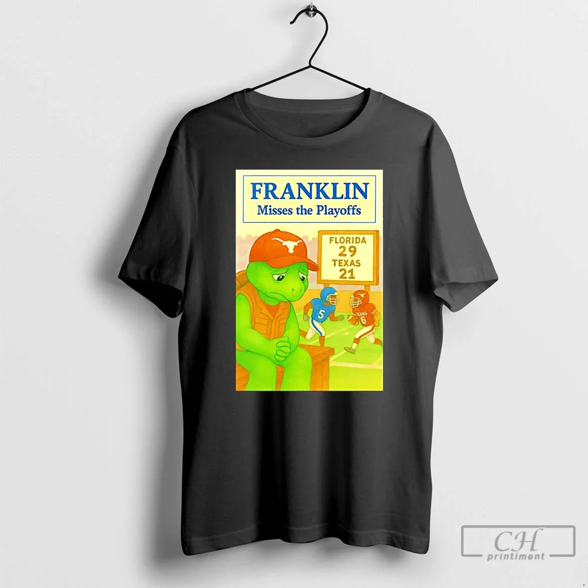Classic Texas Longhorns Turtle Franklin Misses The - Adult & Kids T-Shirts, Sweatshirts & Hoodies apparel design preview 1