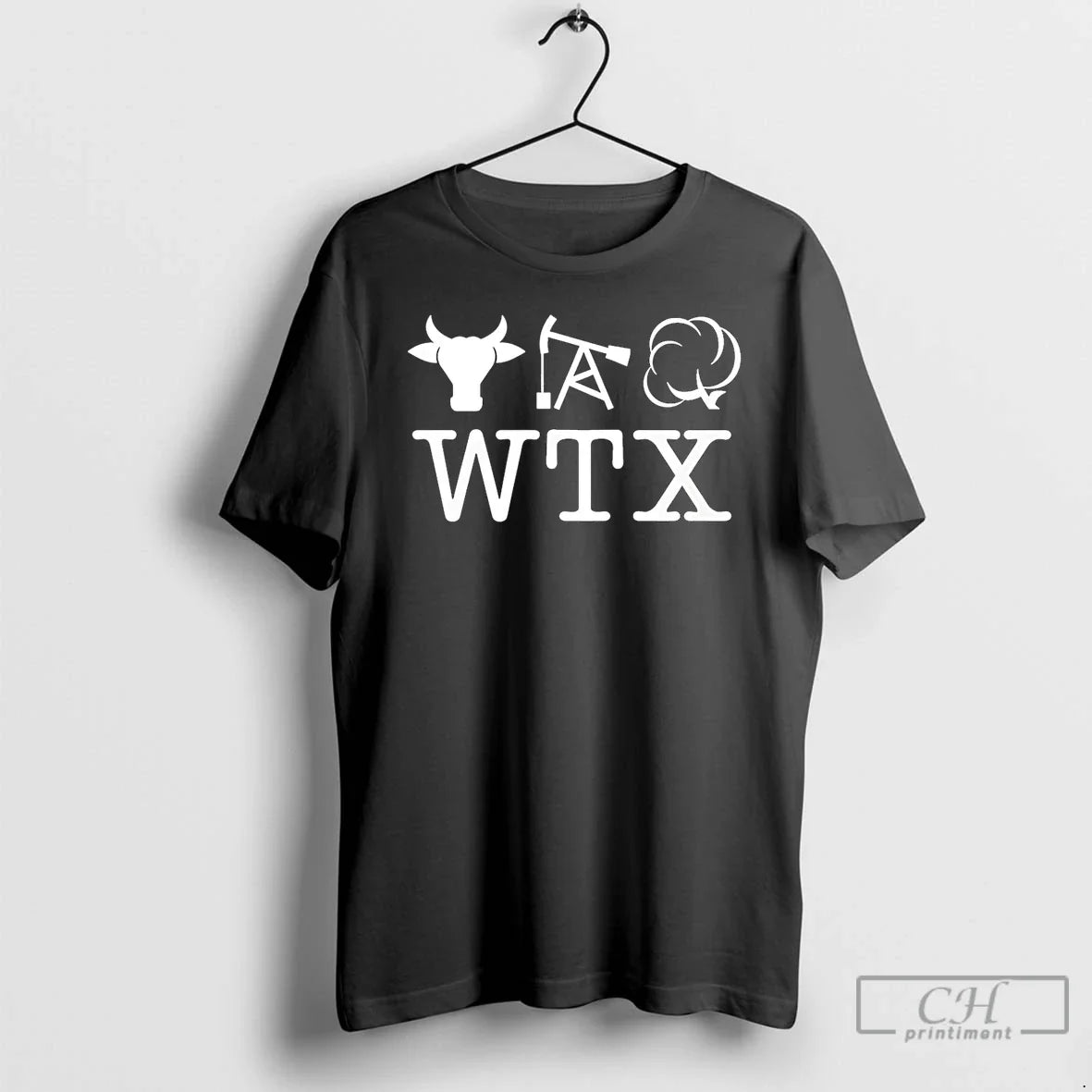 Classic Texas Wtx Cow Oil Cotton - Adult & Kids T-Shirts, Sweatshirts & Hoodies apparel design preview 1
