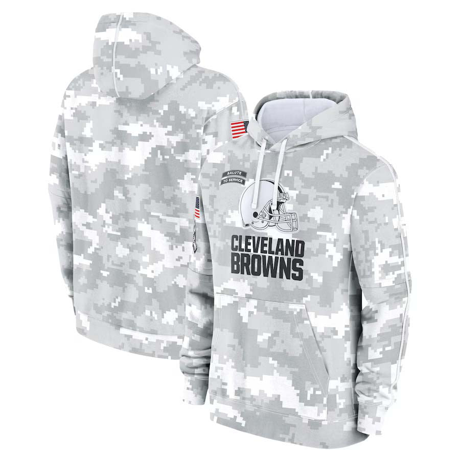 C.Browns Salute To Service Club Pullover Hoodie Player Jersey Birthday gifts Stitched American Football Jerseys football jersey product view 1