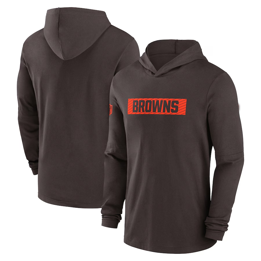 C.Browns Salute To Service Club Pullover Hoodie Player Game Jersey Stitched American Football Jerseys football jersey product view 1