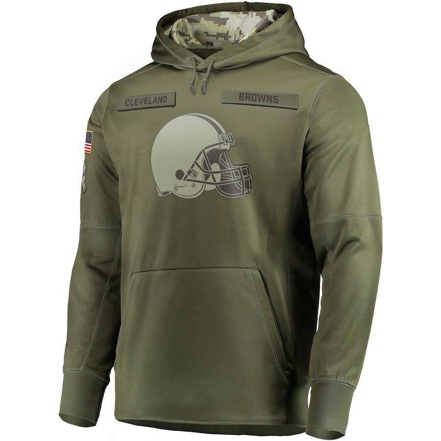 C.Browns Salute To Service Club Pullover Hoodie Birthday and Christmas gifts Stitched American Player Football Jerseys football jersey product view 1