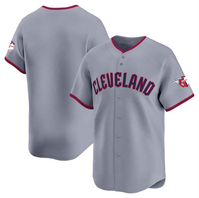 Cleveland Guardians Blank Gray 2025 Alternate Limited Stitched Baseball Jersey baseball jersey product view 1