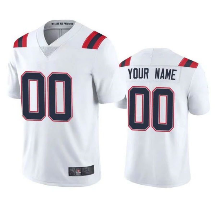 Custom NE.Patriots Game White Jersey -Stitched American Football Jersey football jersey product view 1