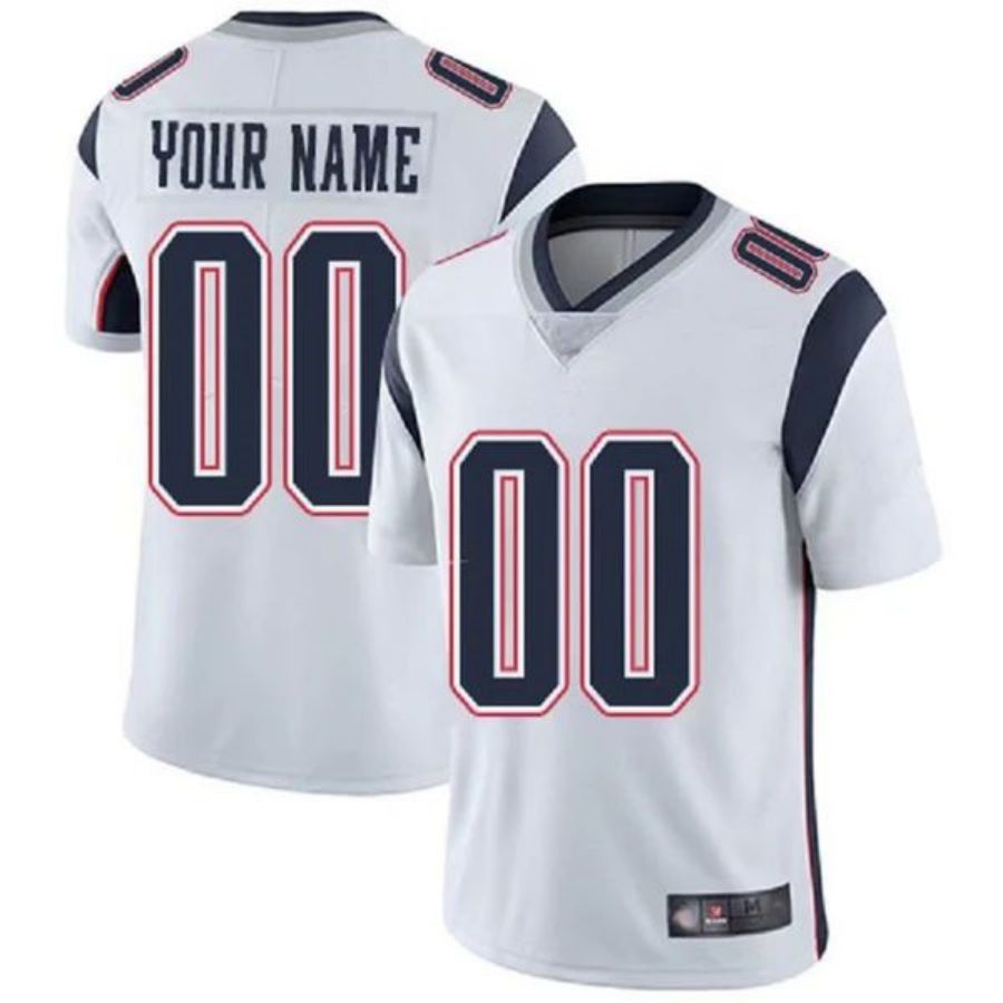 Custom NE.Patriots Game White Jersey -Stitched American Football Jerseys football jersey product view 1