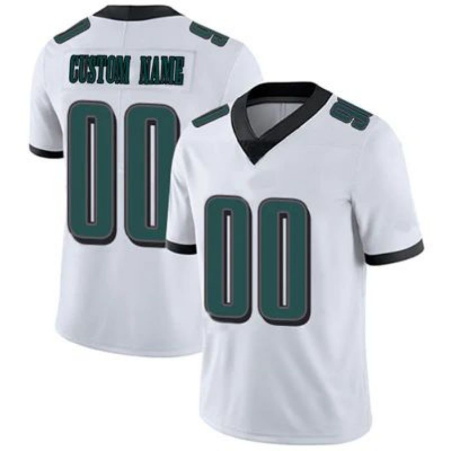 Custom P.Eagles White Game Jersey -Stitched American Football Jerseys football jersey product view 1
