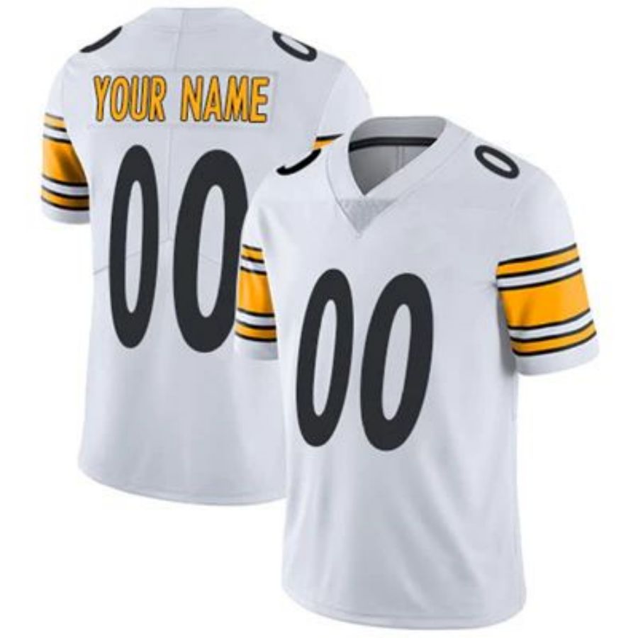 Custom P.Steelers White Game Jersey -Stitched American Football Jerseys football jersey product view 1
