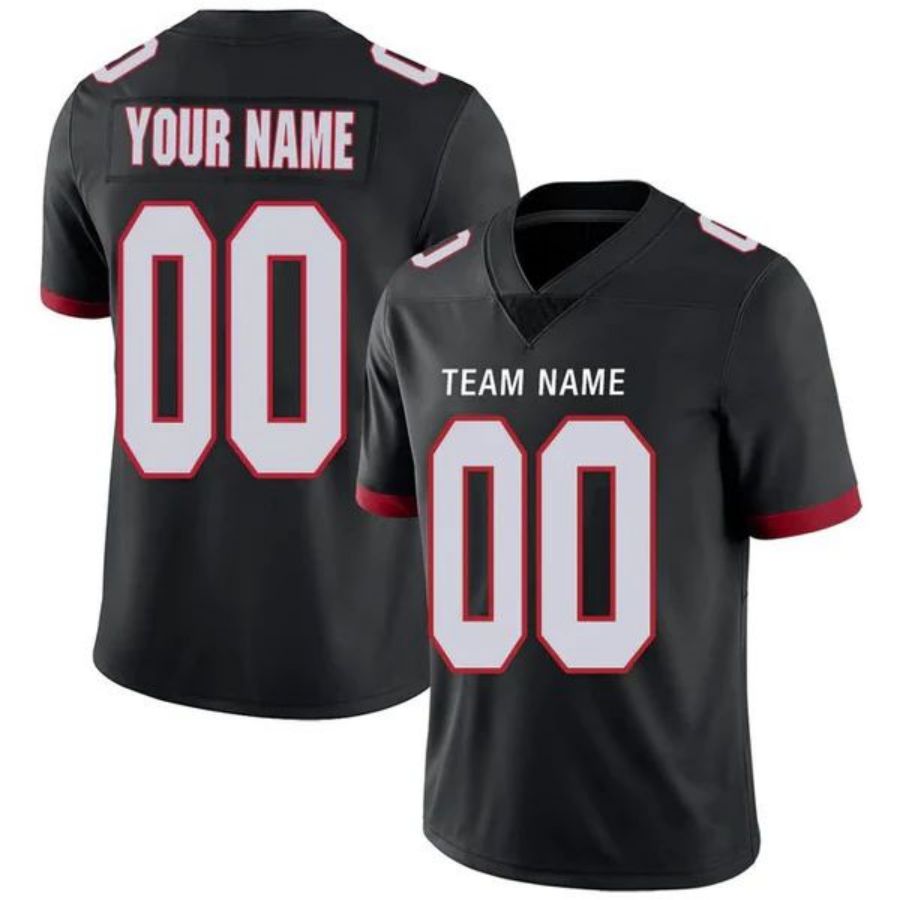 Custom A.Falcons Stitched American Black Football Jersey Game Jerseys football jersey product view 1