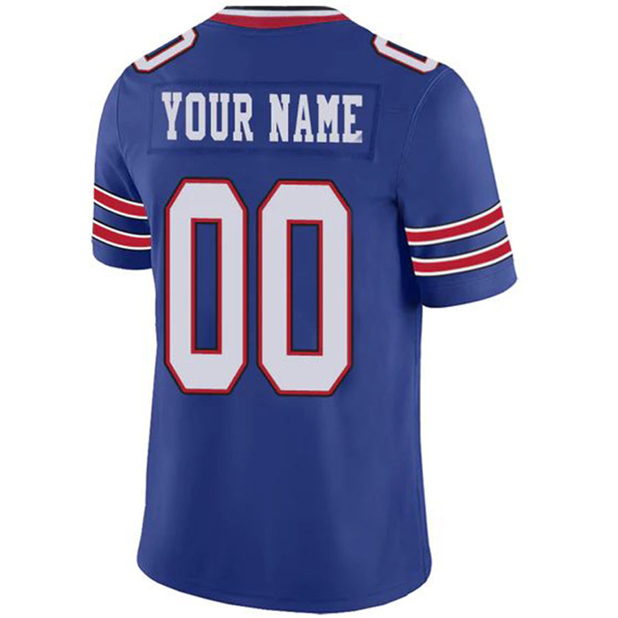 Custom B.Bills Royal Game Jersey -Stitched American Football Jerseys Personalize Birthday Gifts football jersey product view 1