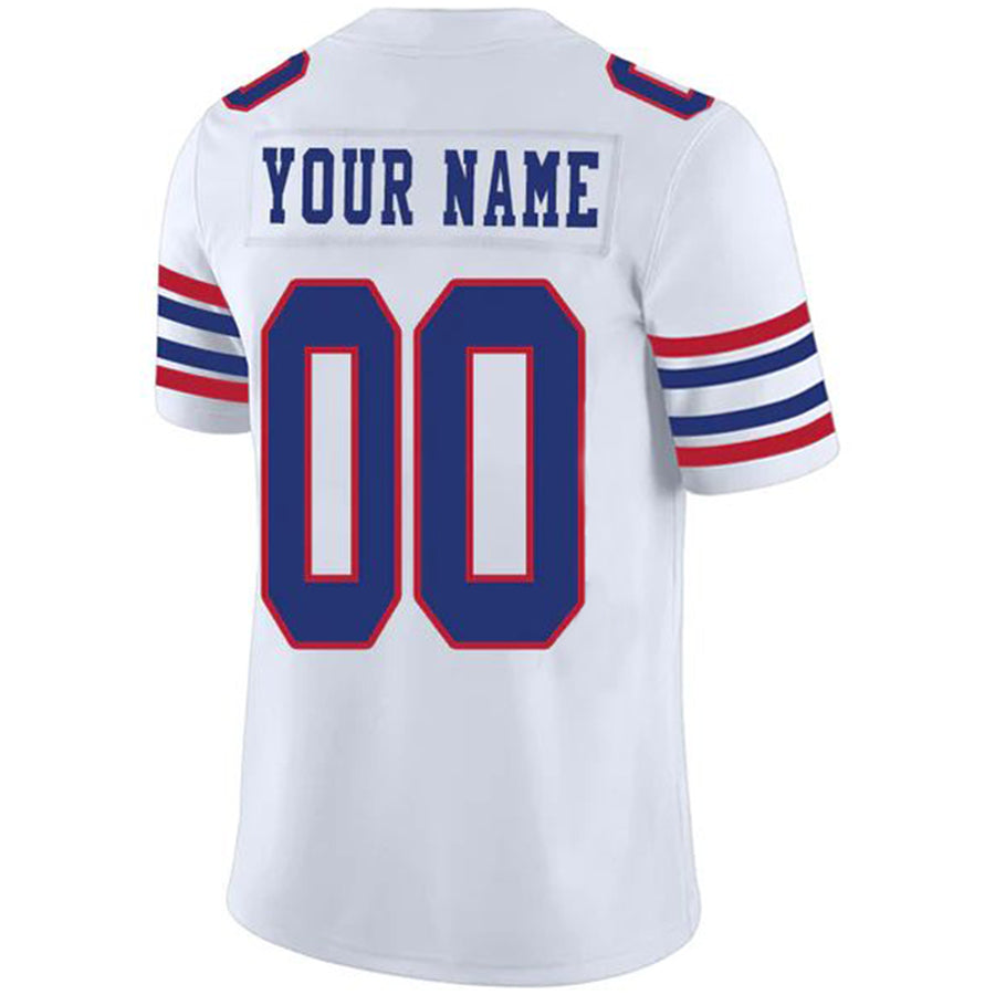 Custom B.Bills White Vapor Elite Jersey Stitched American Football Jerseys Personalize Birthday Gifts football jersey product view 1
