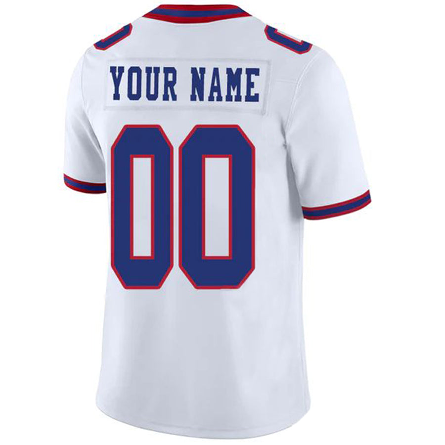Custom B.Bills White Game Jersey -Stitched American Football Jerseys football jersey product view 1