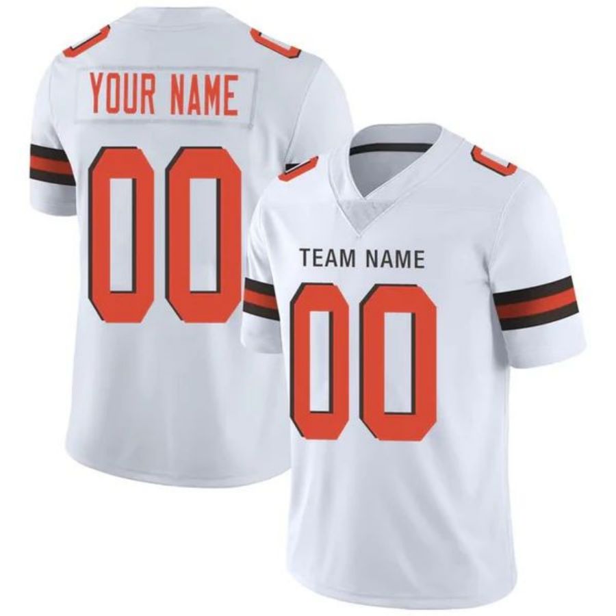 Custom C.Browns White American Stitched Football Jerseys Personalize Birthday Gifts football jersey product view 1