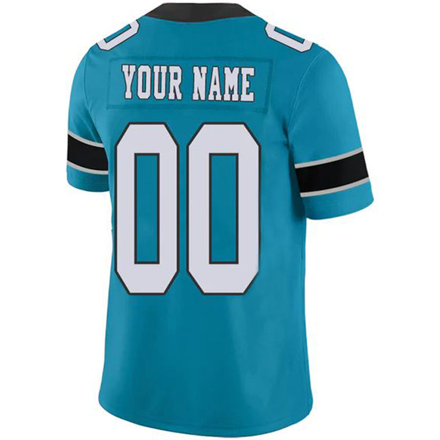 Custom C.PanthersStitched American Football Jerseys Personalize Birthday Gifts Blue Vapor Game Jersey football jersey product view 1
