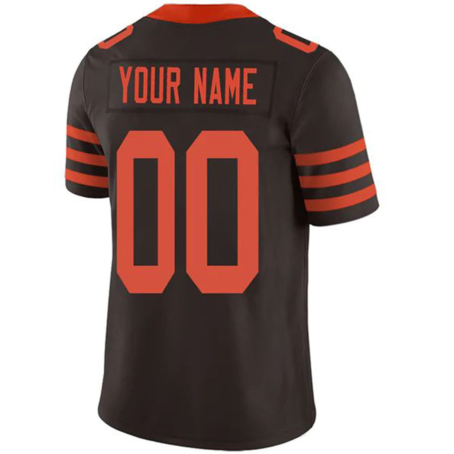 Custom C.Browns Stitched American Football Jerseys Personalize Birthday Gifts Brown Jersey football jersey product view 1