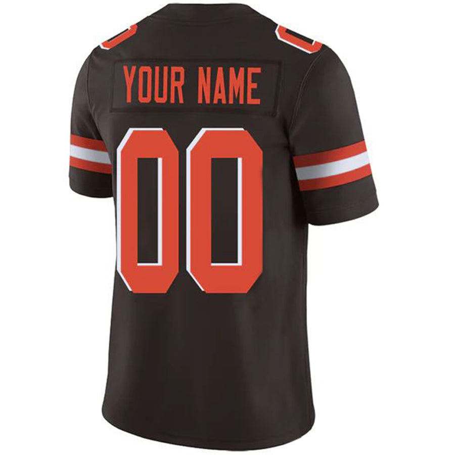 Custom C.Browns Stitched American Football Jerseys Personalize Birthday Gifts Game Brown Jersey football jersey product view 1