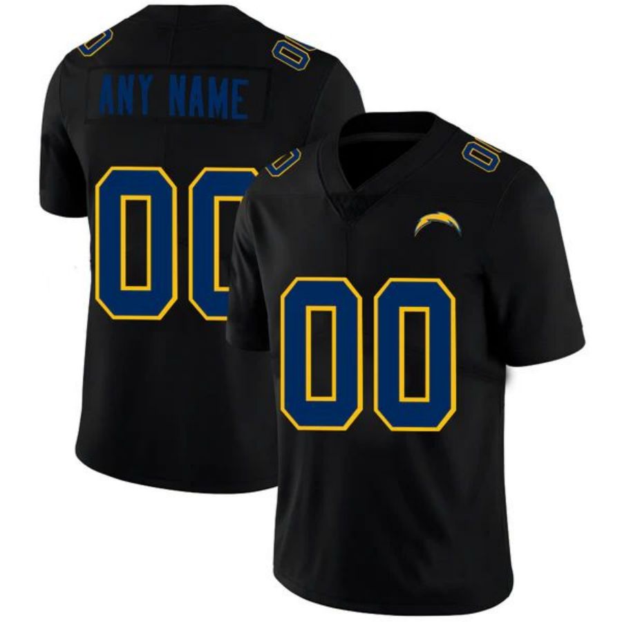 Custom LA.Chargers Black American Stitched Football Jerseys Name And Number Size S to 5XL Birthday Gift football jersey product view 1