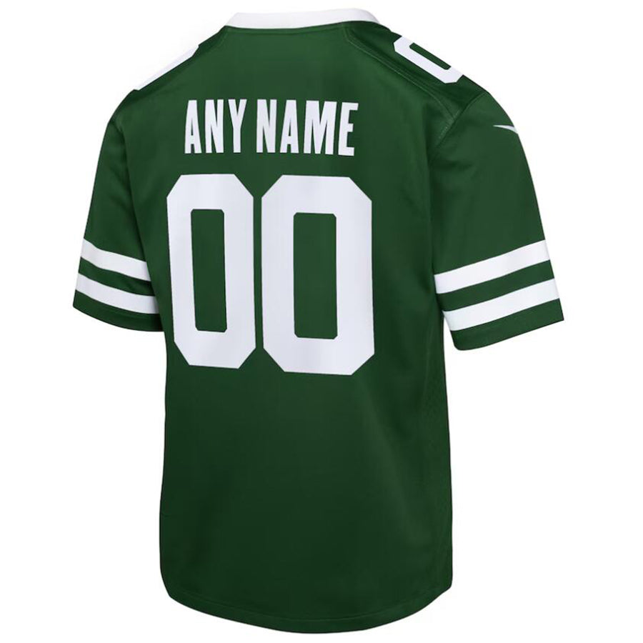 Custom NY.Jets Green Game Jersey -American Stitched Football Jerseys football jersey product view 1