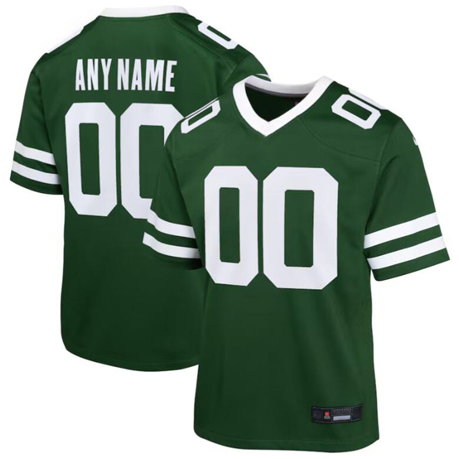 Custom NY.Jets Green Game Jersey -American Stitched Football Jerseys football jersey product view 2