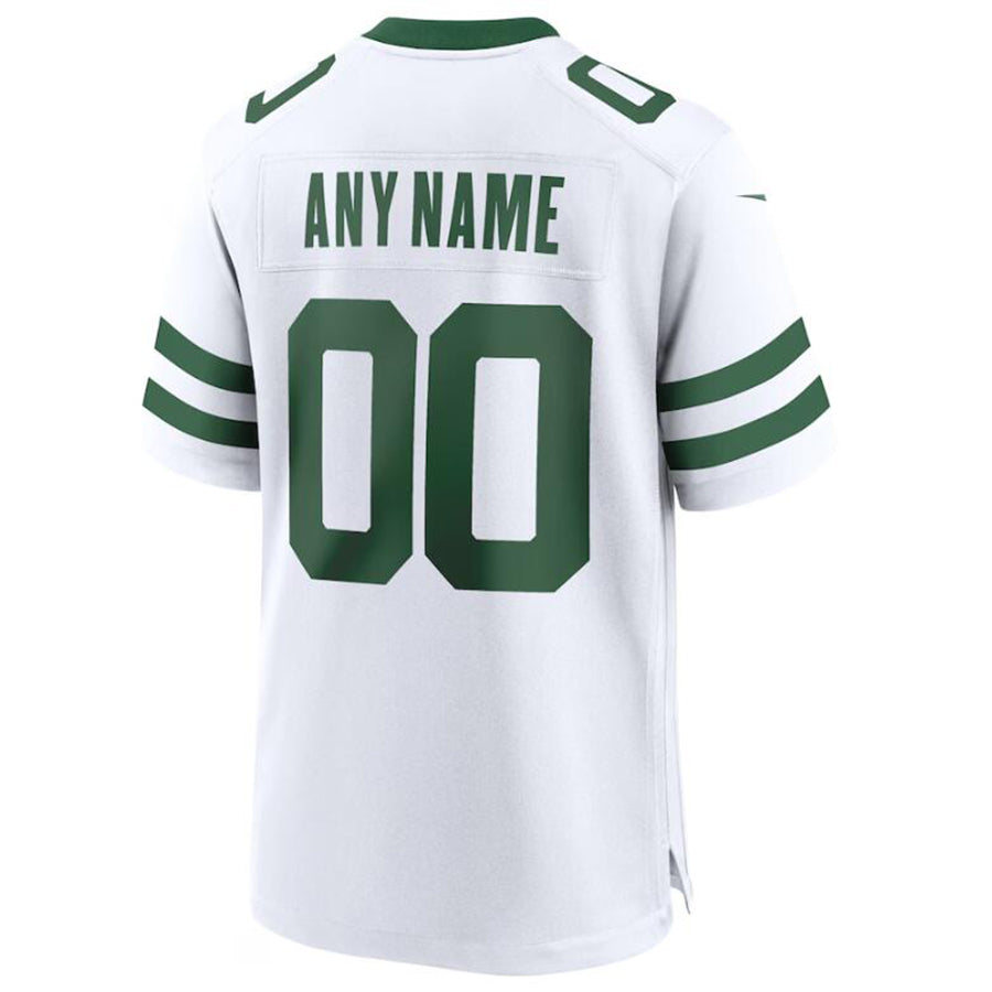 Custom NY.Jets White Game Jersey -American Stitched Football Jerseys football jersey product view 1