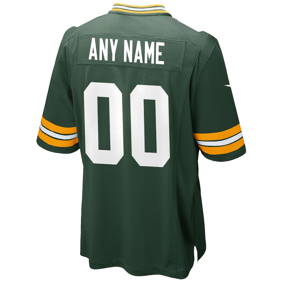 GB.Packers Home Game Football Jerseys - Green - Custom football jersey product view 1