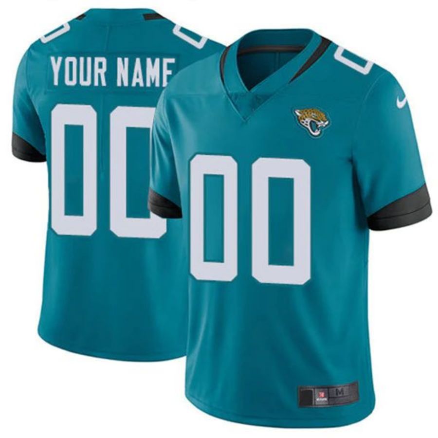 Custom J.Jaguars Teal Vapor Elite Jersey -Stitched American Football Jerseys football jersey product view 1