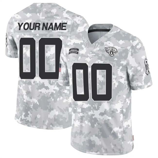 Custom J.Jaguars F.U.S.E Arctic Camo Salute To Service Limited Stitched Football Jersey football jersey product view 1