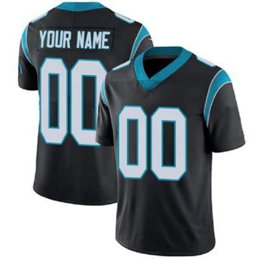 Custom C.Panthers Black Game Jersey -Stitched American Football Jerseys football jersey product view 1